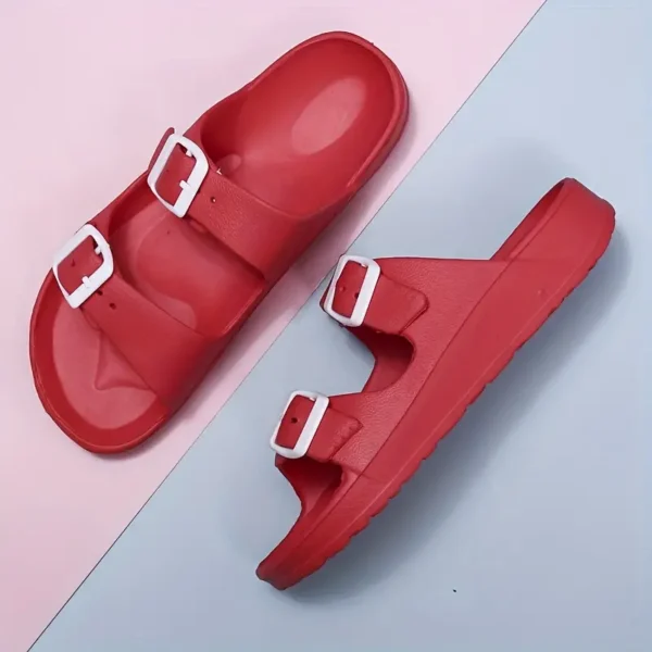 Cushion Buckle slides Red