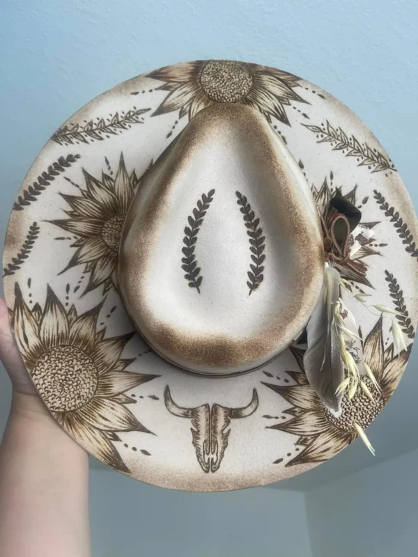 Custom Burnt Cowgirl Hats