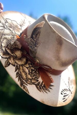 Custom Burnt Cowgirl Hats