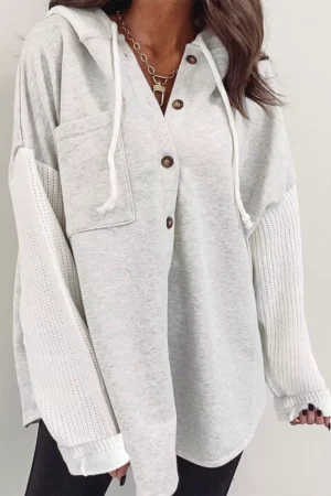 Knitted Sleeve Pullover