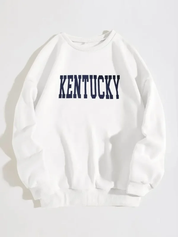 White Kentucky Crewneck