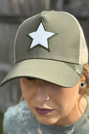 Vintage Havana Olive Star Hat