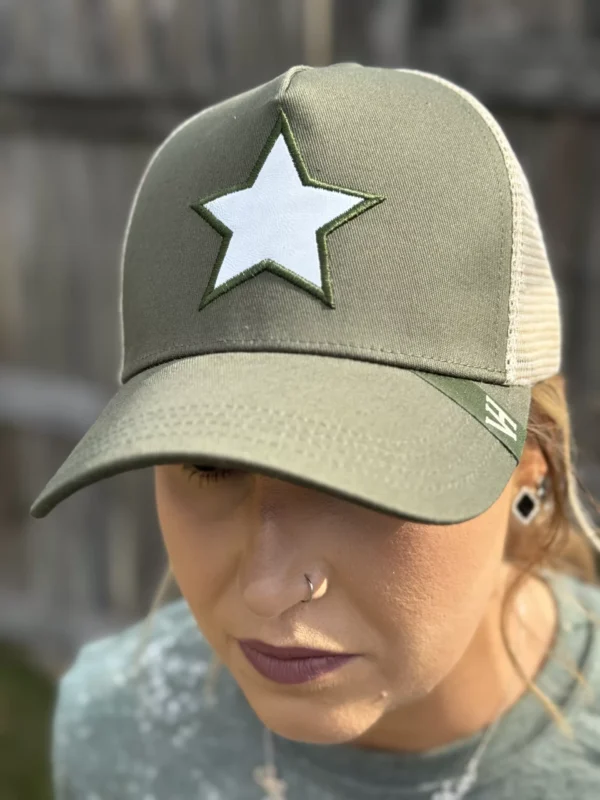 Vintage Havana Olive Star Hat