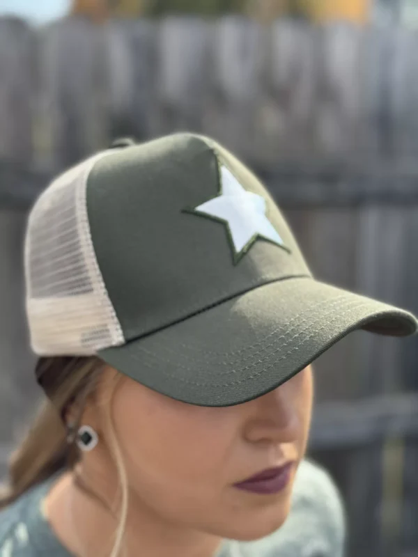 Vintage Havana Olive Star Hat