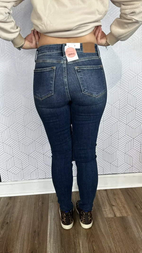 Judy Blue Raw Hem Skinny Jeans