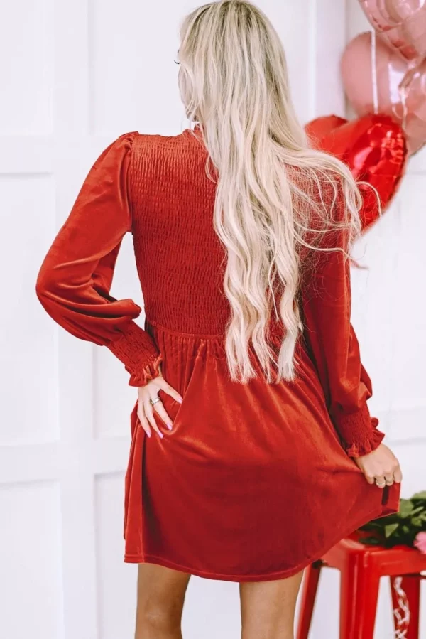 Red Velvet Dress