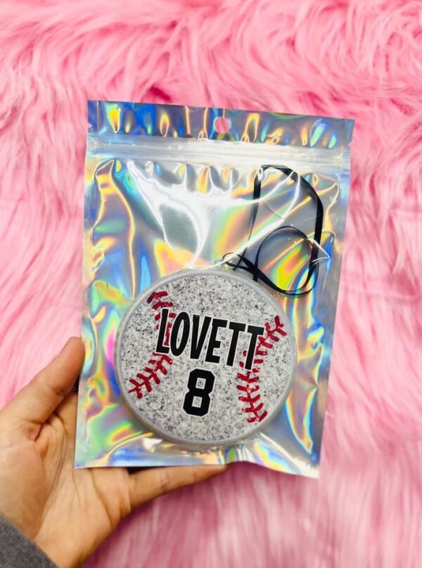 Customizable Baseball Air Freshener