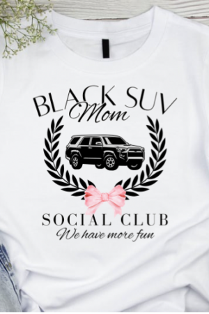 Black SUV MOM Shirt