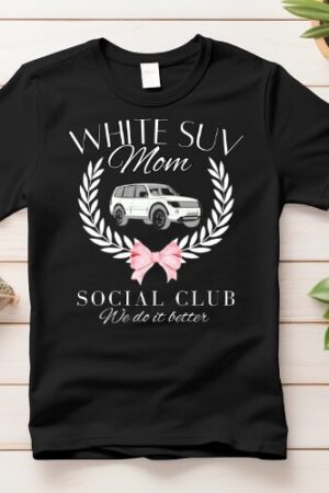 White SUV mom