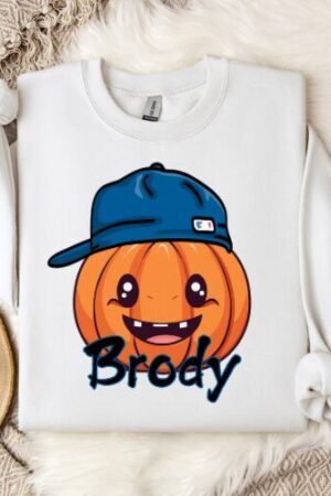 Boys Custom pumpkin shirt