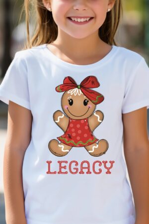 Girls Gingerbread Shirt