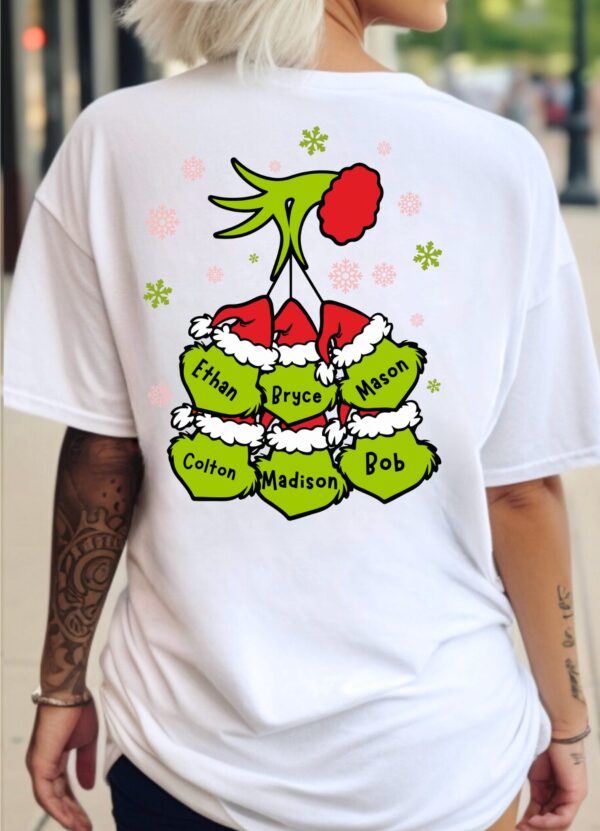 Grinch Shirt Back