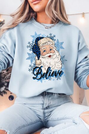 Blue Santa Clause Light Blue